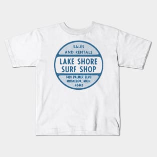 Lake Shore Surf Shop (vers. A) Kids T-Shirt